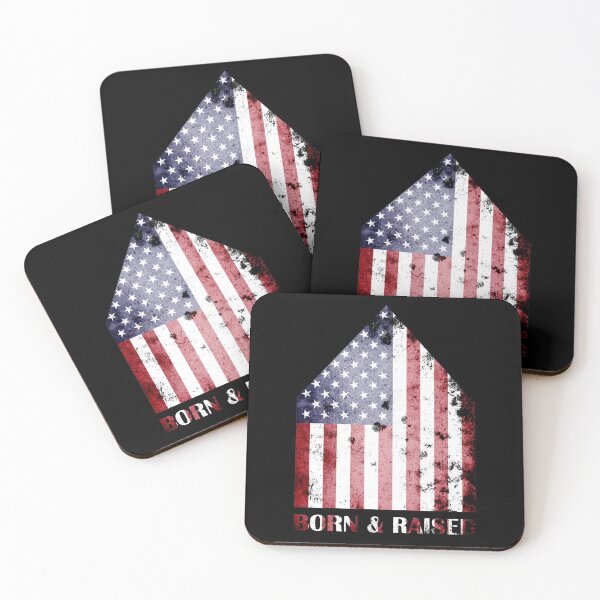 Item preview, Distressed American Flag Born And Raised designed and sold by t-factor.