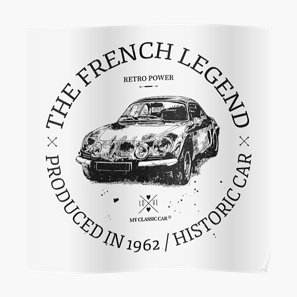 Renault Alpine A110 Poster