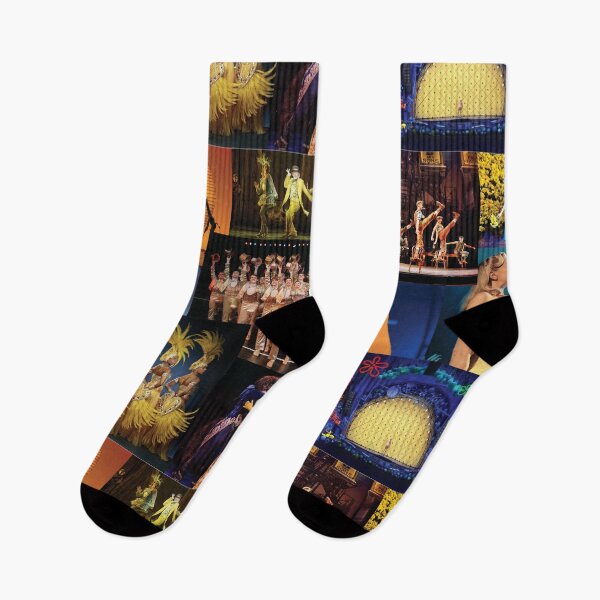 Item preview, Yellow Broadway Show Collage designed and sold by broadwaycantdie.