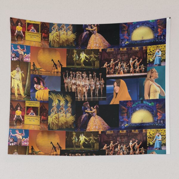 Item preview, Yellow Broadway Show Collage designed and sold by broadwaycantdie.