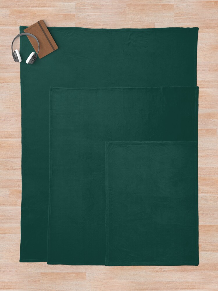"Emerald Green" Throw Blanket for Sale by koovox Redbubble