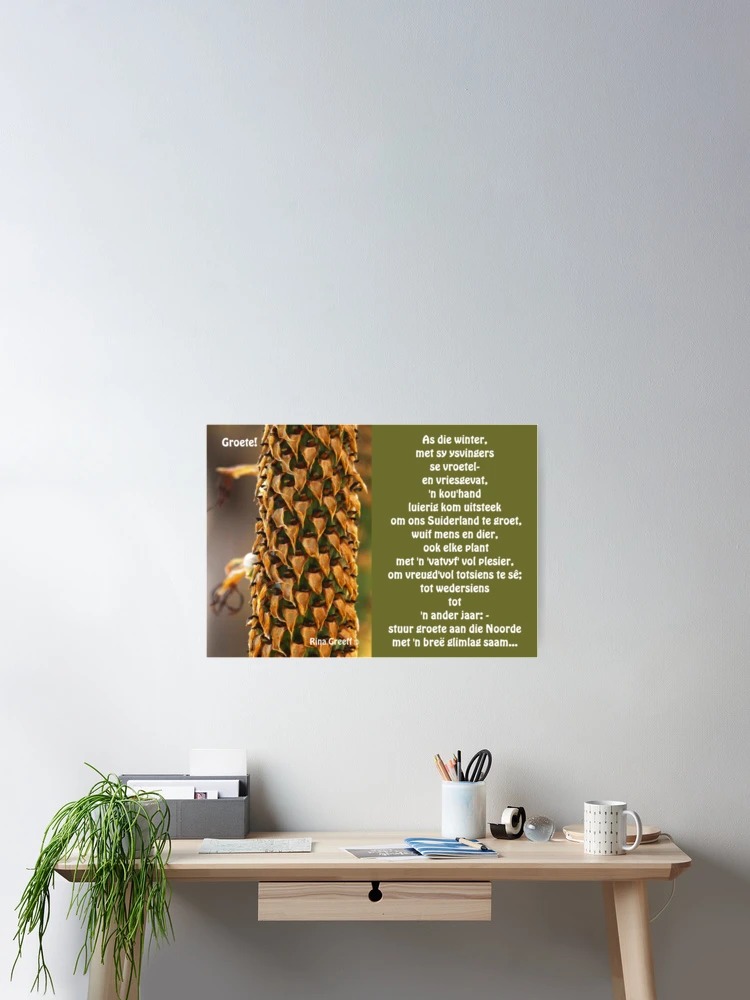 Thumbnail 2 of 3, Poster, Groete! designed and sold by Rina Greeff.