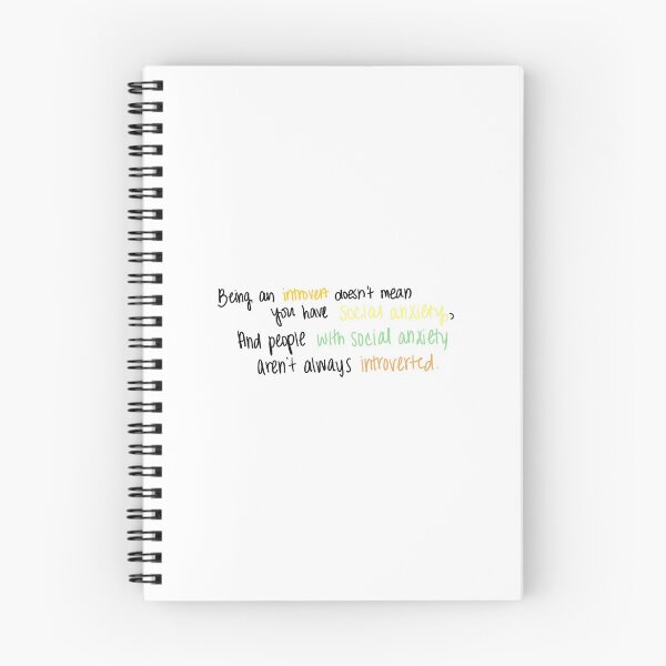 Item preview, Introvert vs Socially Anxious designed and sold by gabijuliet.