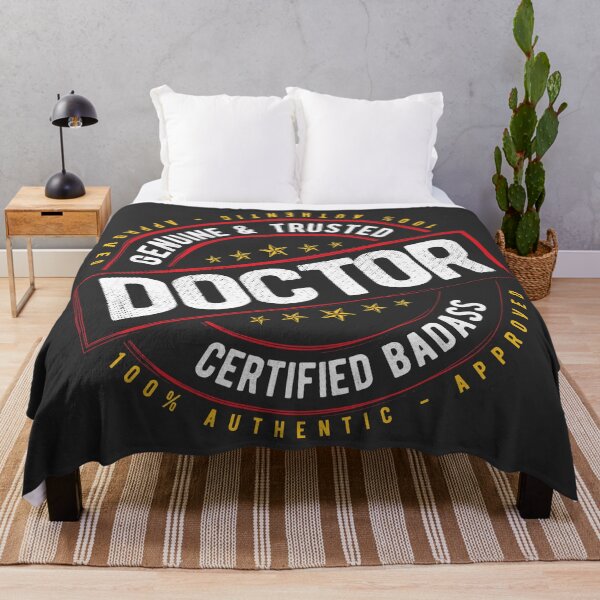 Item preview, Doctors Trusted Certified Badass Doctor Gift designed and sold by Maljonic.