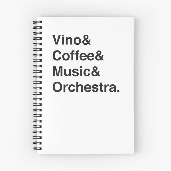 Item preview, Vino & Coffee & Music & Orchestra designed and sold by jazzydevil.
