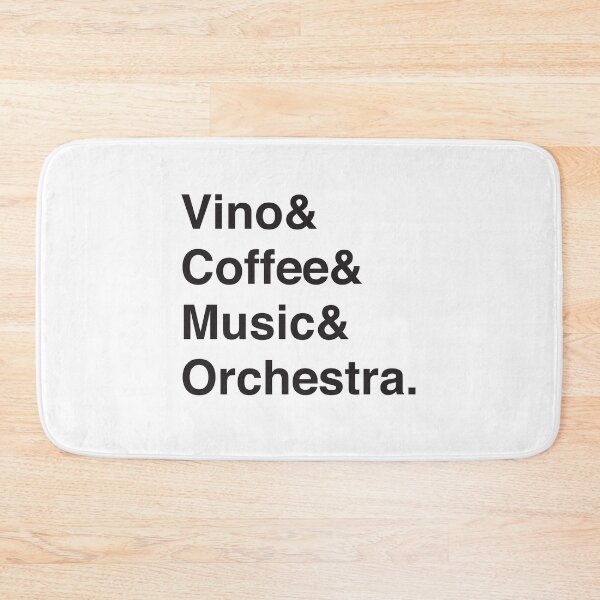 Item preview, Vino & Coffee & Music & Orchestra designed and sold by jazzydevil.
