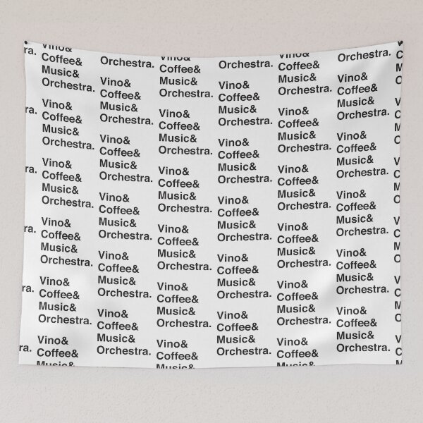 Item preview, Vino & Coffee & Music & Orchestra designed and sold by jazzydevil.