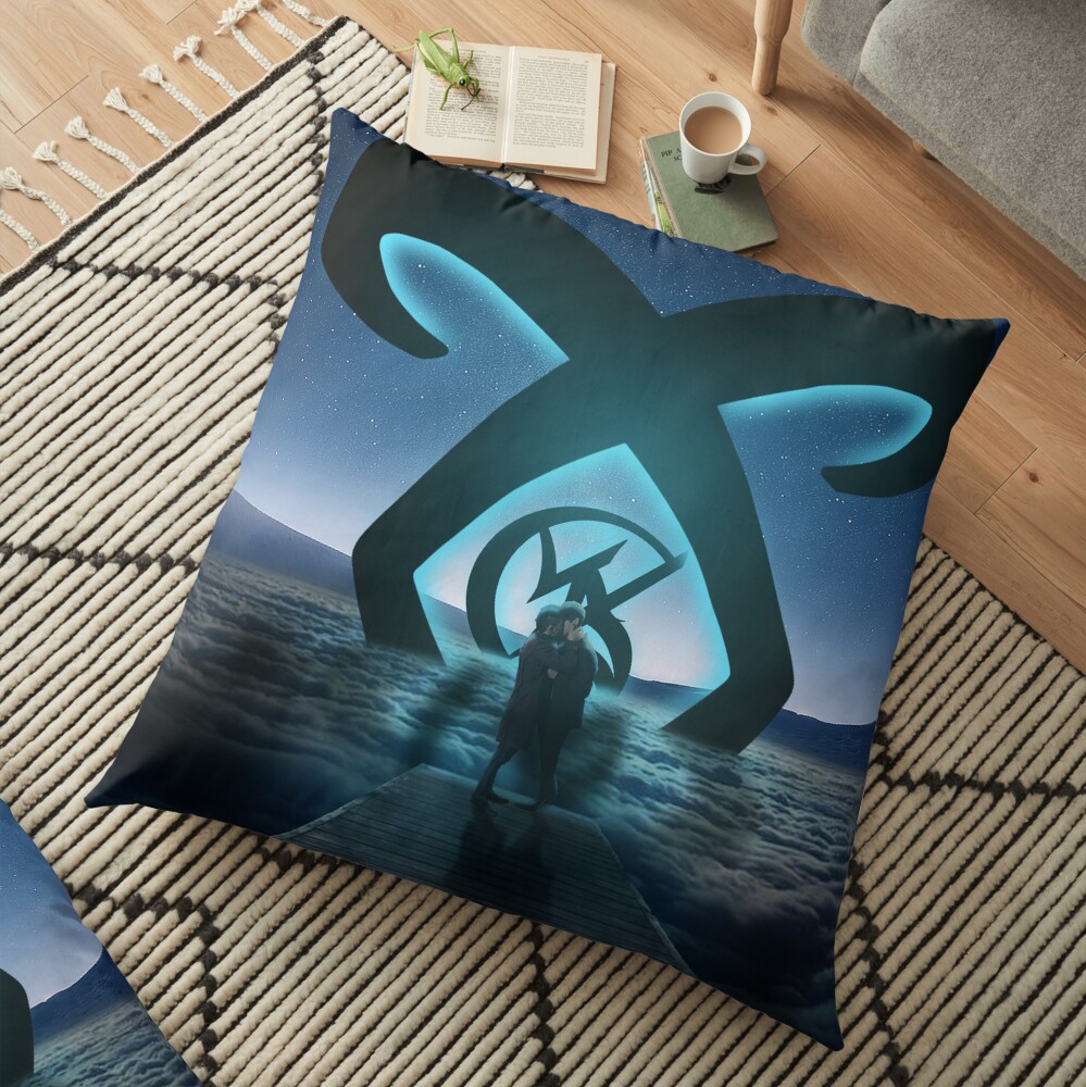 Malec Light Rune Floor Pillow