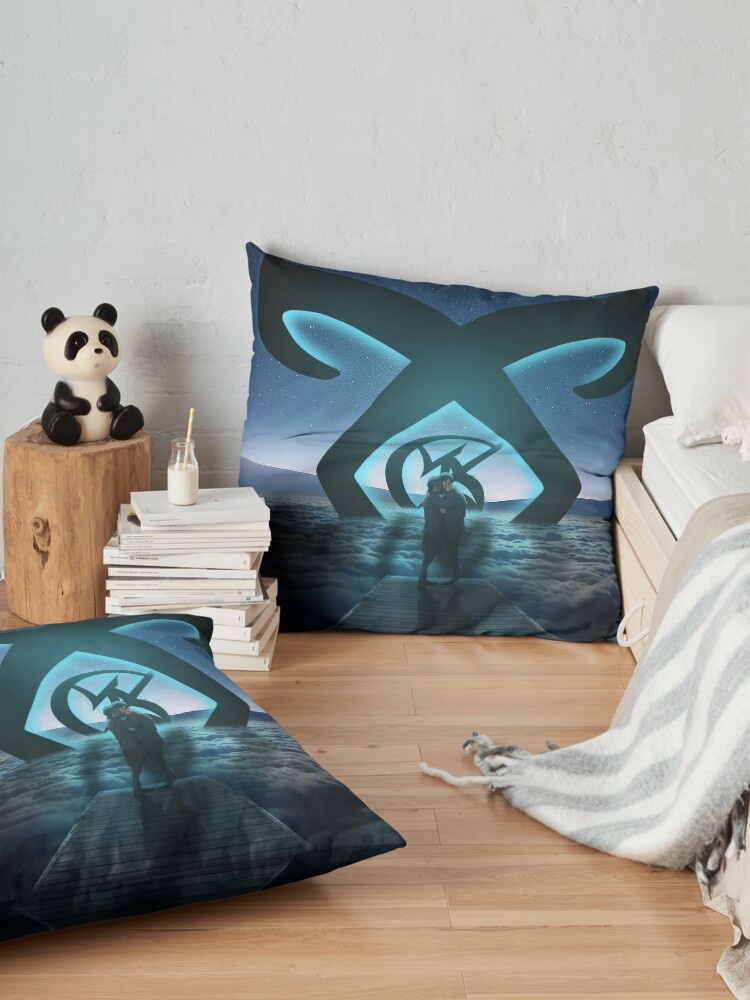 Alternate view of Malec Light Rune Floor Pillow