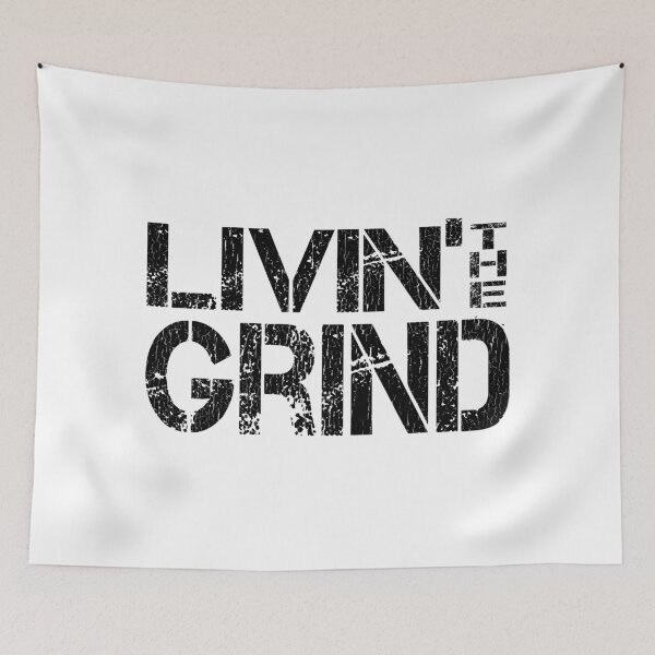 Item preview, Living The Grind - For Sarcastic Hard Working People designed and sold by phoxydesign.
