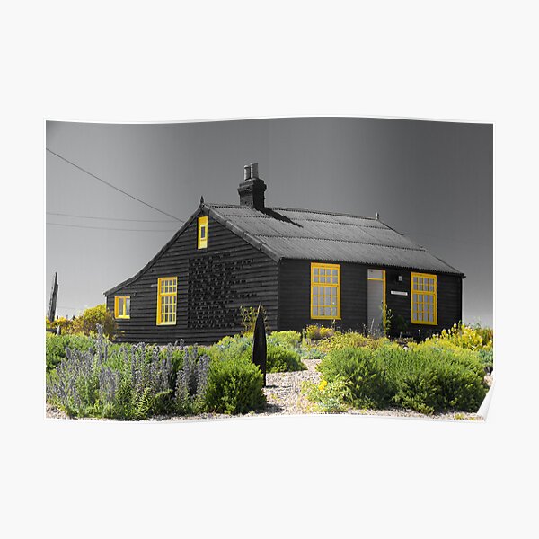 Derek Jarman's Cottage Dungeness Poster