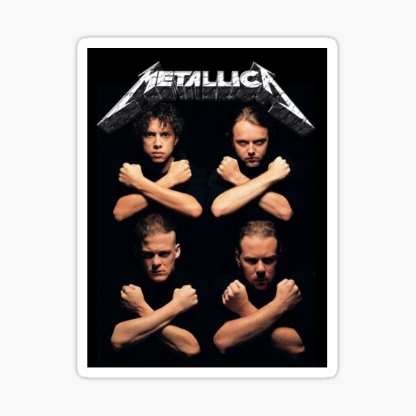 stickers Metallica Hardwired New Album Logo Vinyl Decal Guitar Laptop ...