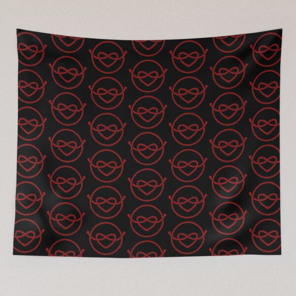 Item preview, Rope heart (red) designed and sold by Cwefoot.