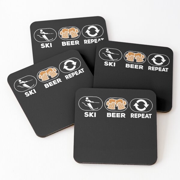 Item preview, Skiing Ski Watersk Bier beer designed and sold by GeschenkDesigns.