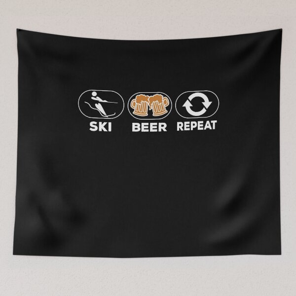 Item preview, Skiing Ski Watersk Bier beer designed and sold by GeschenkDesigns.