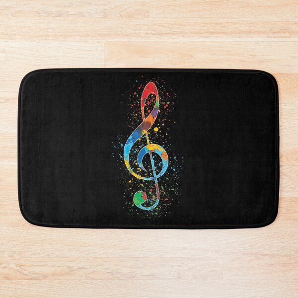 Item preview, Treble Clef Paint Splatter Art Colorful & Vibrant designed and sold by phoxydesign.