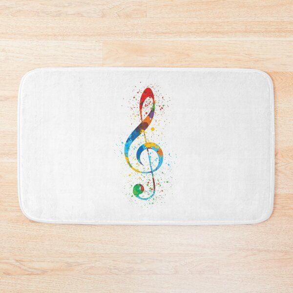 Item preview, Treble Clef Paint Splatter Art Colorful & Vibrant designed and sold by phoxydesign.