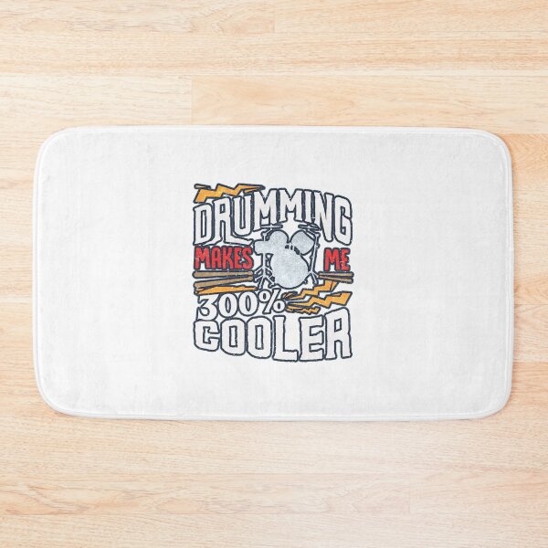 Item preview, Drumming Makes Me 300% Cooler Drum Design designed and sold by phoxydesign.
