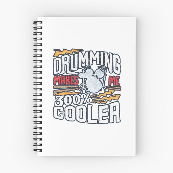 Item preview, Drumming Makes Me 300% Cooler Drum Design designed and sold by phoxydesign.