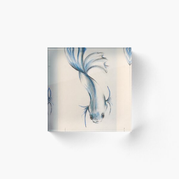 Item preview, River Queen - Watercolor painting of a Betta Fighting Fish designed and sold by Rebecca Rees.