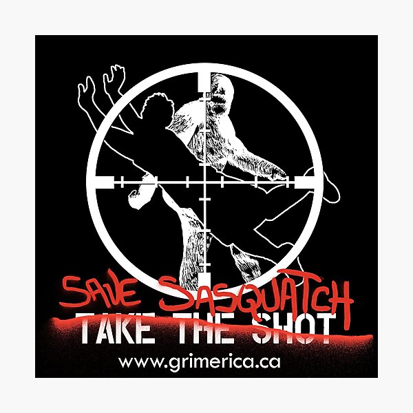 Save Sasquatch Photographic Print