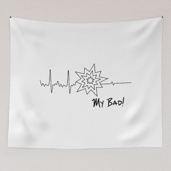 Item preview, Pyrotechnician Heartbeat Funny Fireworks Gift My Bad designed and sold by phoxydesign.
