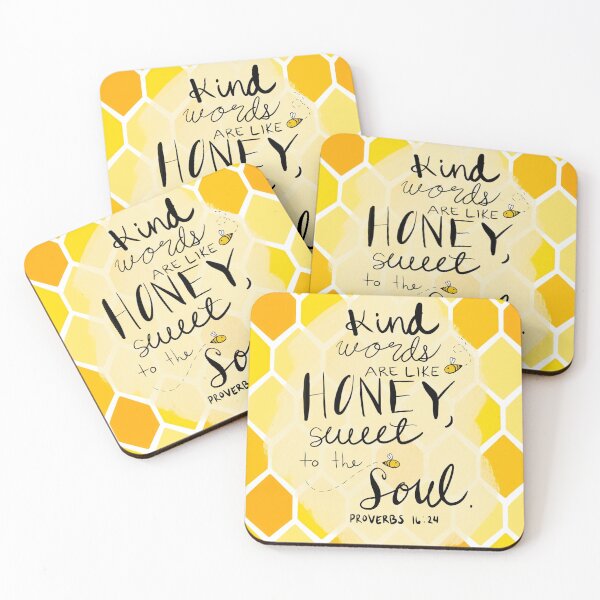 Item preview, Proverbs 16:24 quote designed and sold by maryskinn.