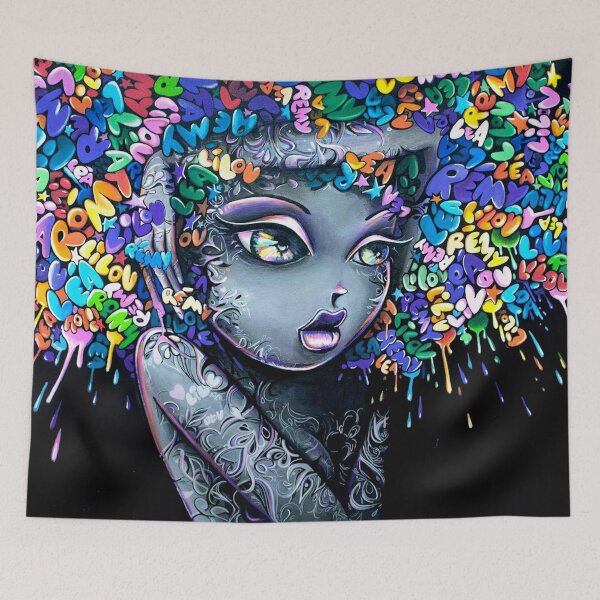 Item preview, GRAFF--HAIR GIRL designed and sold by ARTY-creation.