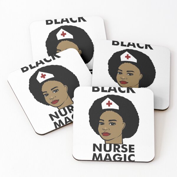 Item preview, Black Nurse Magic Afro Black History designed and sold by Logiamerch.