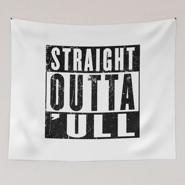 Item preview, Straight Outta Hull ('ull) Funny Kingston Upon Hull East Riding of Yorkshire designed and sold by phoxydesign.
