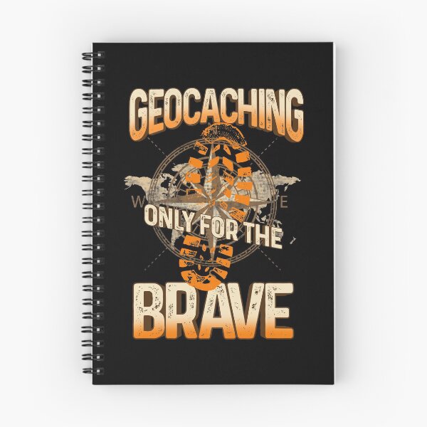 Item preview, Geocaching Only for the Brave Geocache Outdoor Adventure designed and sold by phoxydesign.