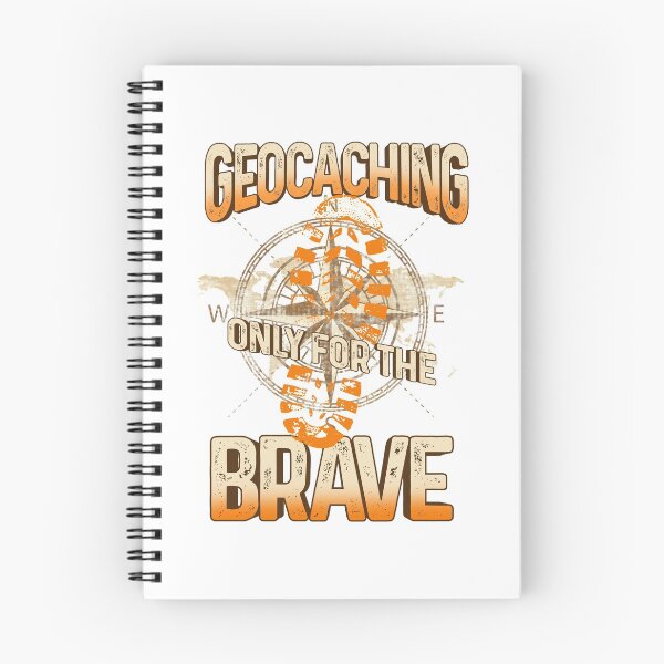 Item preview, Geocaching Only for the Brave Geocache Outdoor Adventure designed and sold by phoxydesign.