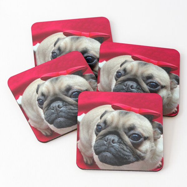 Item preview, Valentine's Day Pug designed and sold by MOKA META.