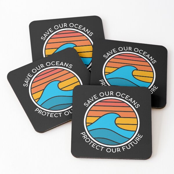 Item preview, Ocean Conservation Quote Save Future Planet Water Earth Day design designed and sold by CreatedByHeidi.