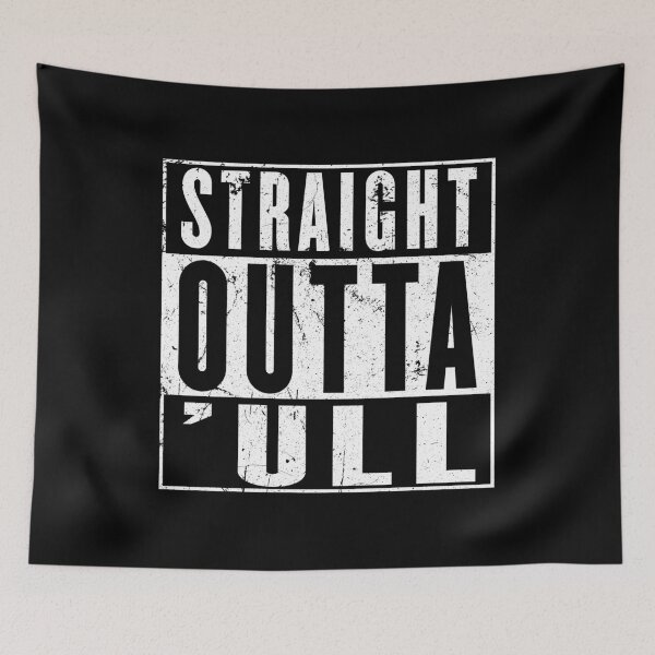 Item preview, Straight Outta Hull ('ull) Funny Kingston Upon Hull East Riding of Yorkshire designed and sold by phoxydesign.