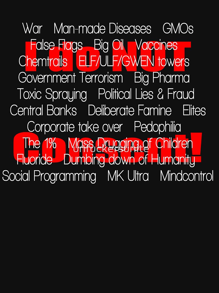 I do not Consent- the list, black by unfuckersunite
