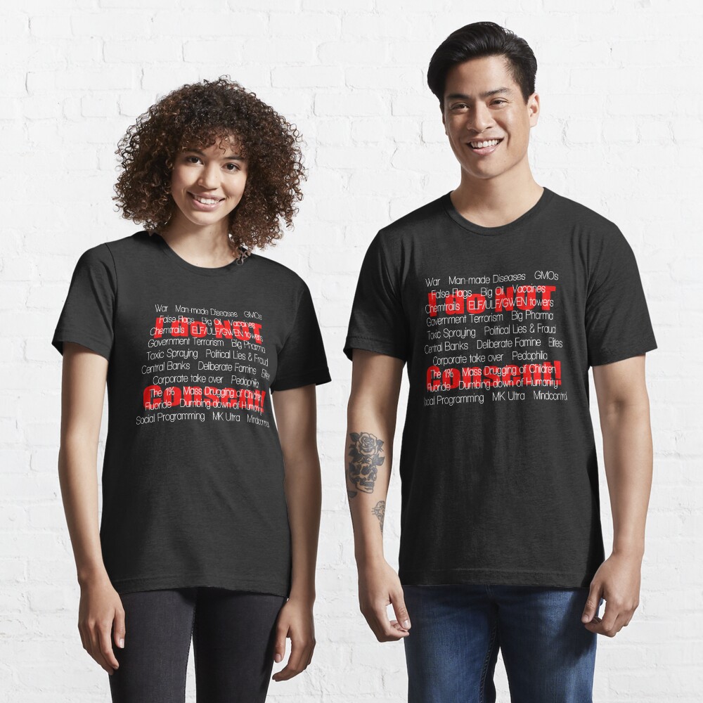 I do not Consent- the list, black Essential T-Shirt