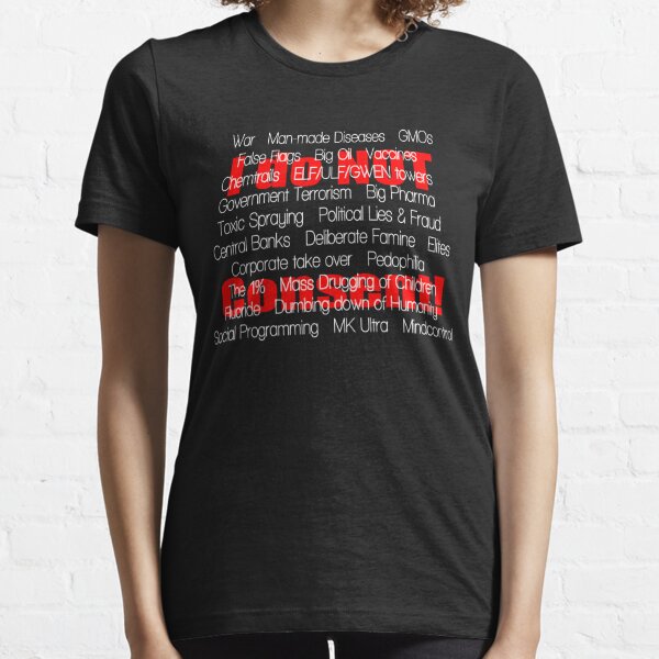 I do not Consent- the list, black Essential T-Shirt