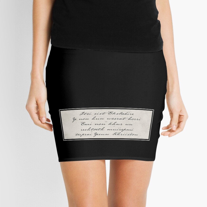Penny Dreadful Verbis Diablo, Holy Protection Mini Skirt