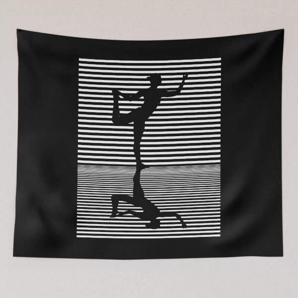 Item preview, Yoga Reflection Natarajasana Dance Pose Asana designed and sold by phoxydesign.