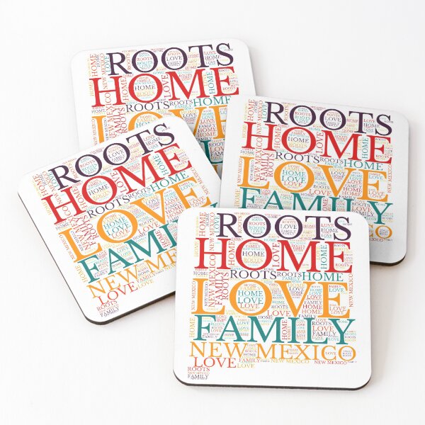 Item preview, New Mexico Home, Love, Roots and Family Map designed and sold by marosharaf.
