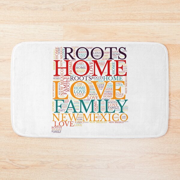 Item preview, New Mexico Home, Love, Roots and Family Map designed and sold by marosharaf.