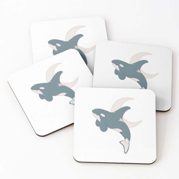 Item preview, Moon Orca: Dark Teal designed and sold by Nicole S..