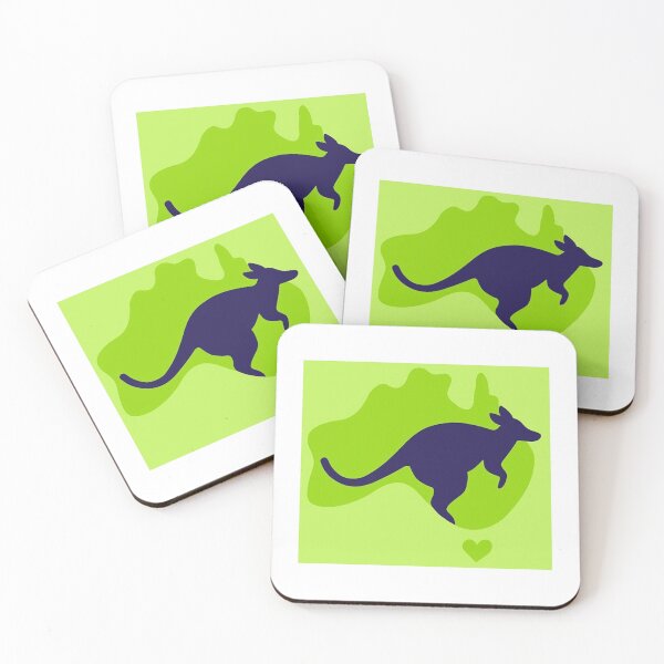 Item preview, Big Australia Love: Kangaroo Sticker designed and sold by Mountainman420.