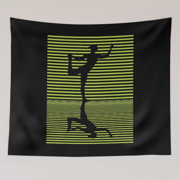 Item preview, Yoga Reflection Natarajasana Dance Pose Asana designed and sold by phoxydesign.