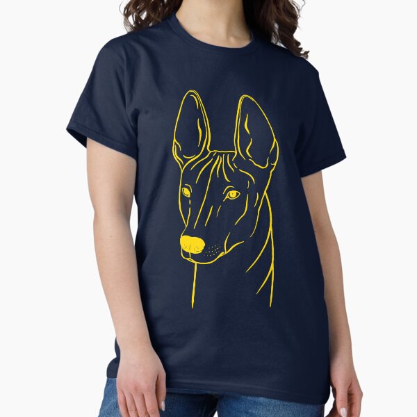 Item preview, Xoloitzcuintli (Azul-Gris y Amarillo) designed and sold by illucalliart.