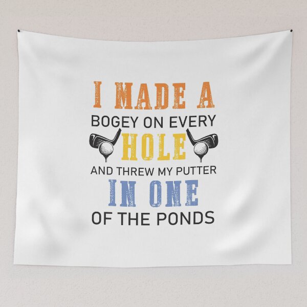 Item preview, Bogey hole putter Golf funny gag gift for men women kids designed and sold by hadleydesigns.