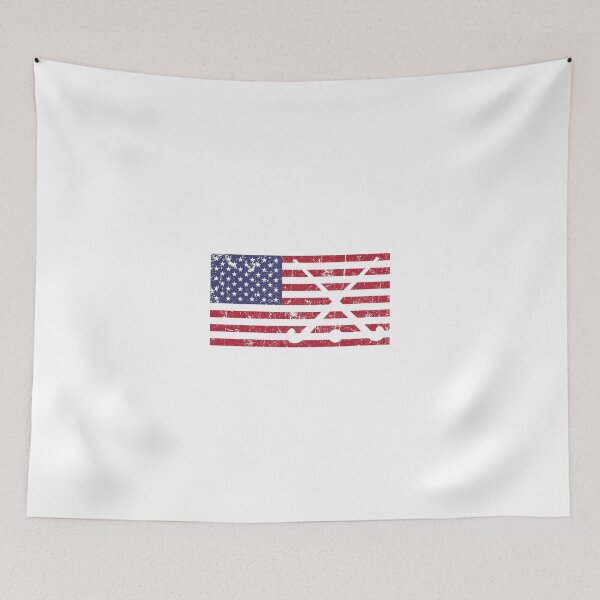 Item preview, Field Hockey USA American Flag Hockey Stick & Ball Worn Distressed designed and sold by phoxydesign.