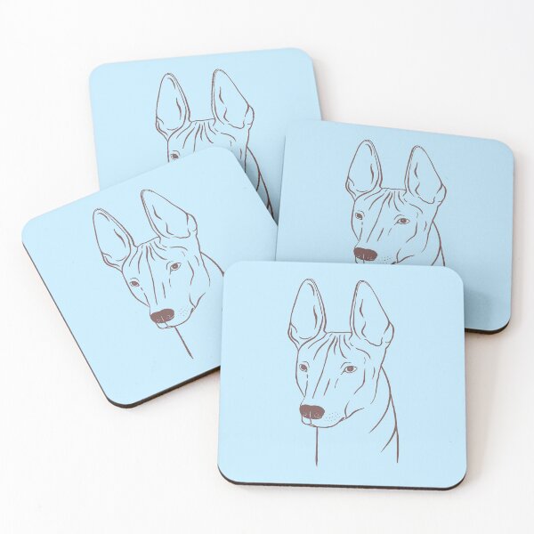 Item preview, Xoloitzcuintli (Light Blue and Taupe) designed and sold by illucalliart.
