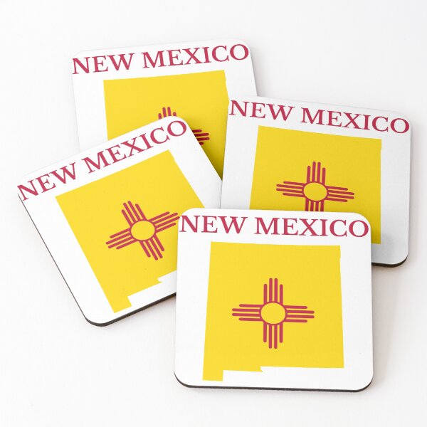 Item preview, New Mexico Flag Map designed and sold by marosharaf.